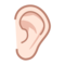 Ear - Light emoji on Emojidex